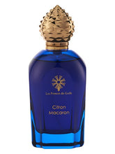 Flacon parfum Citron Macaron Les Princes Golfe bleu 100ml bouchon doré