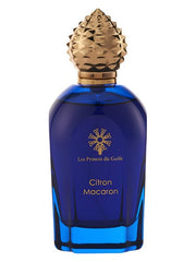Flacon parfum Citron Macaron Les Princes Golfe bleu 100ml bouchon doré